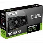 Видеокарта Asus RTX 4070 Dual OC 12GB DUAL-RTX4070-O12G (12 ГБ)