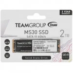 Внутренний жесткий диск Team Group MS30 TM8PS7002T0C101 (SSD (твердотельные), 2 ТБ, M.2, SATA)