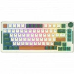 Клавиатура Royal Kludge RK-H81 White/Green (Sky Cyan Switch) 6935280824128 (Беспроводная, Bluetooth)
