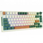Клавиатура Royal Kludge RK-H81 White/Green (Sky Cyan Switch) 6935280824128 (Беспроводная, Bluetooth)