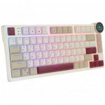 Клавиатура Royal Kludge N80 Rosy Clouds (Red Switch) 6977576550694 (Беспроводная, Bluetooth)