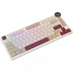 Клавиатура Royal Kludge N80 Rosy Clouds (Red Switch) 6977576550694 (Беспроводная, Bluetooth)