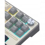 Клавиатура Royal Kludge R87 Pro Half Grey (Brown Switch) 6977576550755 Проводная, USB