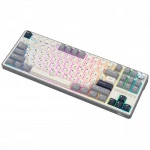 Клавиатура Royal Kludge R87 Pro Half Grey (Brown Switch) 6977576550755 Проводная, USB