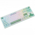 Клавиатура Royal Kludge R87 Pro Sky Cyan (Cream Switch) 6977576550700 Проводная, USB