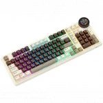 Клавиатура Royal Kludge N99 Mokko Grey (Beige Switch) 6935280828607 Беспроводная, Bluetooth