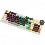 Клавиатура Royal Kludge N99 Mokko Grey (Cream Switch) 6935280828591 Беспроводная, Bluetooth