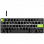Клавиатура Royal Kludge C61 Black Green (Mint Switch) 6935280827976 Проводная, USB