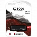 Внутренний жесткий диск Kingston SKC3000S/512 (SSD (твердотельные), 512 ГБ, M.2, PCIe)