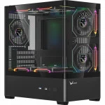 Корпус Formula CRYSTAL U1M Black (Игровые, Mini-Tower)