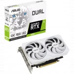 Видеокарта Asus GeForce RTX3060 DUAL-RTX3060-O8G-WHITE LHR (8 ГБ)