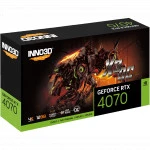 Видеокарта Inno3D GeForce RTX4070 X3 OC N40703-126XX-185252L (12 ГБ)