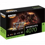 Видеокарта Inno3D GeForce RTX4070 Twin X2 OC N40702-126XX-185252N (12 ГБ)