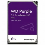 Жесткий диск Western Digital Purple Surveillance WD64PURZ HDD (классические), 6 ТБ, 3.5 дюйма, SATA