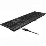Клавиатура A4Tech Fstyler FX60H (GREY) (WHITE BACKLIT) Проводная, USB