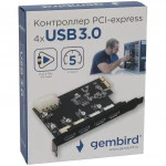 Аксессуар для ПК и Ноутбука Gembird Контроллер PCI-express SPCR-04 (Контроллер)