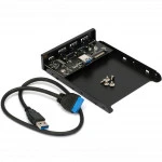 Аксессуар для ПК и Ноутбука Gembird Планка на переднюю панель 3,5" FP3.5-USB3-3A1C Планка