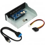 Аксессуар для ПК и Ноутбука Gembird Планка на переднюю панель 5,25" FP5.25-USB3-4A Планка