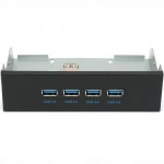 Аксессуар для ПК и Ноутбука Gembird Планка на переднюю панель 5,25" FP5.25-USB3-4A Планка