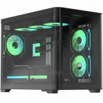 Корпус Formula Crystal U2M Floe Black CRYSTAL U2M FLOE Игровые, Mini-Tower