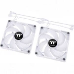 Охлаждение Thermaltake CT140 ARGB Sync PC Cooling Fan White (2-Fan Pack) CL-F154-PL14SW-A (Для системного блока)