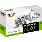 Видеокарта Inno3D GeForce RTX4060 TWIN X2 OC WHITE N40602-08D6X-173051W (8 ГБ)