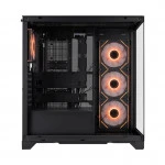 Корпус 1STPLAYER Mi8 Black Mi8-BK-3FC7R-1FC7 Игровые, Mid-Tower