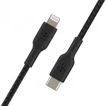 Кабель интерфейсный Belkin BOOST CHARGE™ Lightning to USB-C Cable_Braided CAA004bt2MBK USB Type C - Lightning (8pin)