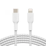 Кабель интерфейсный Belkin BOOST CHARGE™ Lightning to USB-C Cable_Braided CAA004bt2MWH USB Type C - Lightning (8pin)