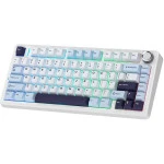 Клавиатура Aula F75 Blue+White+Purple Беспроводная, USB
