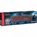 Клавиатура Defender Quest GK-596 Black 45596 (Проводная, USB)