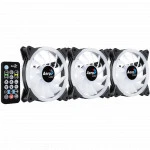 Охлаждение Aerocool Комплект вентиляторов для корпуса Duo 12 Pro ARGB DUO 12 PRO ARGB BLACK (Для системного блока)