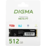 Внутренний накопитель Digma Meta P7 DGSM4512GP73T (SSD (твердотельные), 512 ГБ, M.2, PCIe)