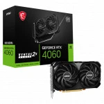 Видеокарта MSI GeForce RTX 4060 VENTUS 2X BLACK OC 4060 VEN 2X BLACK 8G OC (8 ГБ)