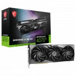 Видеокарта MSI GeForce RTX 4070 Ti GAMING X SLIM GeForce RTX 4070 Ti GAMING SLIM 12G (12 ГБ)