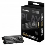 Внутренний жесткий диск MSI SPATIUM M480 PRO PCIe 4.0 NVMe M.2 2TB PLAY (SSD (твердотельные), 2 ТБ, M.2)