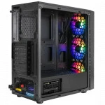 Корпус ExeGate EVO-8243-EVO800 Черный EX296075RUS (Игровые, Mid-Tower)