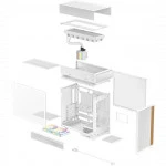 Корпус Deepcool CL6600 White R-CL6600-WHNNA0-G Mid-Tower