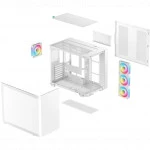 Корпус Deepcool CG530U 4F White R-CG530U-WHAGA4-G Mid-Tower