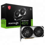 Видеокарта MSI GeForce RTX 4070 VENTUS 2X E OC GeForce RTX 4070 VENTUS 2X E 12G OC (12 ГБ)