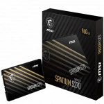 Внутренний жесткий диск MSI SPATIUM S270 SPATIUM S270 SATA 2.5" 960GB (HDD (классические), 960 ГБ, 2.5 дюйма, SATA)