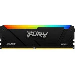 ОЗУ Kingston Fury Beast RGB KF436C18BB2AK2/64 DIMM, DDR4, 64 Гб (2 х 32 Гб), 3600 МГц