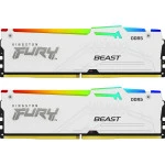ОЗУ Kingston Fury Beast RGB White KF556C36BWEAK2-32 DIMM, DDR5, 32 Гб, 5600 МГц
