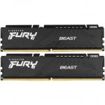 ОЗУ Kingston Fury Beast KF560C36BBEK2-64 (DIMM, DDR5, 64 Гб (2 х 32 Гб), 6000 МГц)
