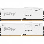 ОЗУ Kingston Fury Beast White KF560C36BWEAK2-64 (DIMM, DDR5, 64 Гб (2 х 32 Гб), 6000 МГц)
