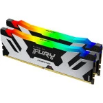 ОЗУ Kingston Fury Renegade Silver RGB KF564C32RSAK2-48 (DIMM, DDR5, 48 Гб (2 x 24 Гб), 6400 МГц)