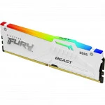ОЗУ Kingston Fury Beast White RGB KF552C40BWA-32 DIMM, DDR5, 32 Гб, 5200 МГц