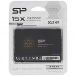 Жесткий диск Silicon Power Ace A58 SP512GBSS3A58A25 SSD (твердотельные), 512 ГБ, 2.5 дюйма, SATA