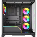 Корпус HSPD F550-TGBK-ARGB Black Mid-Tower