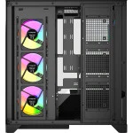 Корпус HSPD F550-TGBK-ARGB Black Mid-Tower